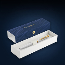 Impression White/Gold Stylo à bille dans le groupe Stylos / Stylo haute de gamme / Stylo à bille chez Pen Store (137400)