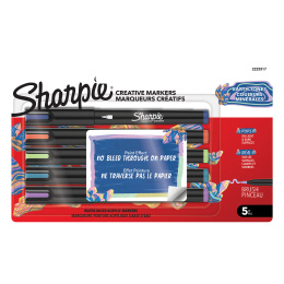 Creative Marker Brush Tip pack de 5 Earth Tones dans le groupe Stylos / Crayons d'artistes / Marqueurs acryliques chez Pen Store (137402)