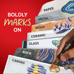 Creative Marker Brush Tip pack de 5 Earth Tones dans le groupe Stylos / Crayons d'artistes / Marqueurs acryliques chez Pen Store (137402)