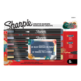 Creative Marker Bullet Tip pack de 5 Warm Tones dans le groupe Stylos / Crayons d'artistes / Marqueurs acryliques chez Pen Store (137404)