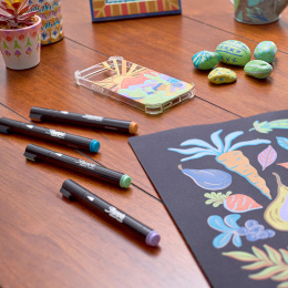 Creative Marker Bullet Tip pack de 5 Warm Tones dans le groupe Stylos / Crayons d'artistes / Marqueurs acryliques chez Pen Store (137404)
