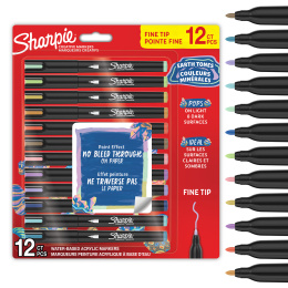 Creative Marker Fine Tip pack de 12 Earth Tones dans le groupe Stylos / Crayons d'artistes / Marqueurs acryliques chez Pen Store (137407)