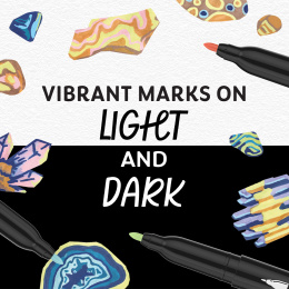 Creative Marker Fine Tip pack de 12 Earth Tones dans le groupe Stylos / Crayons d'artistes / Marqueurs acryliques chez Pen Store (137407)