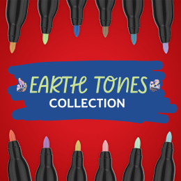 Creative Marker Fine Tip pack de 12 Earth Tones dans le groupe Stylos / Crayons d'artistes / Marqueurs acryliques chez Pen Store (137407)