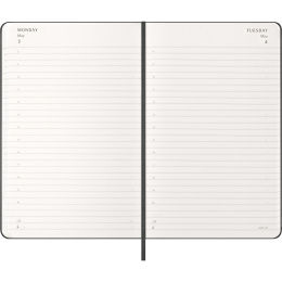 Calendrier 12M Daily 2027 Hardcover Large Black dans le groupe Papiers & Blocs / Calendriers et agendas / Calendriers 12 mois chez Pen Store (137423)