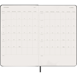 Calendrier 12M Daily 2027 Hardcover Large Black dans le groupe Papiers & Blocs / Calendriers et agendas / Calendriers 12 mois chez Pen Store (137423)