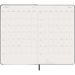 Calendrier 12M Daily 2027 Softcover Large Black dans le groupe Papiers & Blocs / Calendriers et agendas / Calendriers 12 mois chez Pen Store (137424)