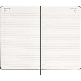 Calendrier 12M Daily 2027 Hardcover Large Myrtle Green dans le groupe Papiers & Blocs / Calendriers et agendas / Calendriers 12 mois chez Pen Store (137425)
