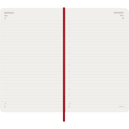 Calendrier 12M Daily 2027 Softcover Large Red dans le groupe Papiers & Blocs / Calendriers et agendas / Calendriers 12 mois chez Pen Store (137427)
