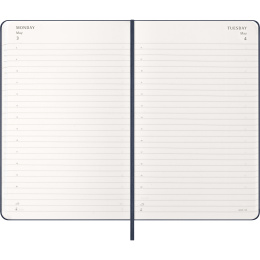 Calendrier 12M Daily 2027 Hardcover Large Sapphire Blue dans le groupe Papiers & Blocs / Calendriers et agendas / Calendriers 12 mois chez Pen Store (137428)