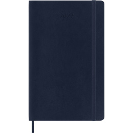 Calendrier 12M Daily 2027 Softcover Large Sapphire Blue dans le groupe Papiers & Blocs / Calendriers et agendas / Calendriers 12 mois chez Pen Store (137429)