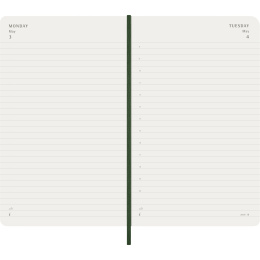 Calendrier 12M Daily 2027 Softcover Large Myrtle Green dans le groupe Papiers & Blocs / Calendriers et agendas / Calendriers 12 mois chez Pen Store (137430)