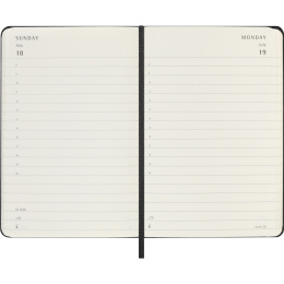 Calendrier 12M Daily 2027 Hardcover Pocket Black dans le groupe Papiers & Blocs / Calendriers et agendas / Calendriers 12 mois chez Pen Store (137432)