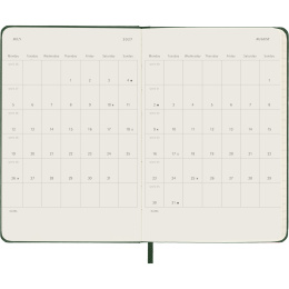 Calendrier 12M Daily 2027 Hardcover Pocket Myrtle Green dans le groupe Papiers & Blocs / Calendriers et agendas / Calendriers 12 mois chez Pen Store (137434)