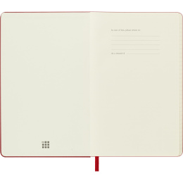 Calendrier 12M Daily 2027 Hardcover Pocket Red dans le groupe Papiers & Blocs / Calendriers et agendas / Calendriers 12 mois chez Pen Store (137435)