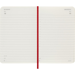 Calendrier 12M Daily 2027 Softcover Pocket Red dans le groupe Papiers & Blocs / Calendriers et agendas / Calendriers 12 mois chez Pen Store (137436)