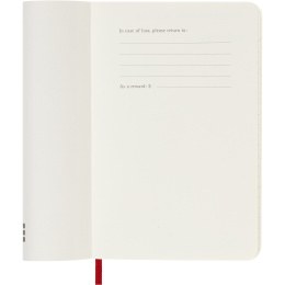 Calendrier 12M Daily 2027 Softcover Pocket Red dans le groupe Papiers & Blocs / Calendriers et agendas / Calendriers 12 mois chez Pen Store (137436)