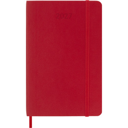 Calendrier 12M Daily 2027 Softcover Pocket Red dans le groupe Papiers & Blocs / Calendriers et agendas / Calendriers 12 mois chez Pen Store (137436)