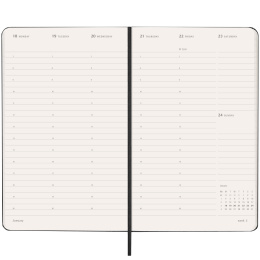 Calendrier 12M Weekly Vertical PRO 2027 Hardcover Large Black dans le groupe Papiers & Blocs / Calendriers et agendas / Calendriers 12 mois chez Pen Store (137442)