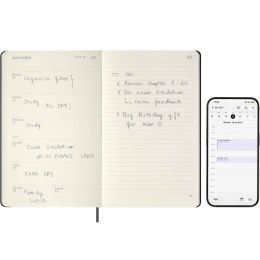 Calendrier 12M Smart PRO Digital Weekly Note 2027 Large Black dans le groupe Papiers & Blocs / Calendriers et agendas / Calendriers 12 mois chez Pen Store (137445)