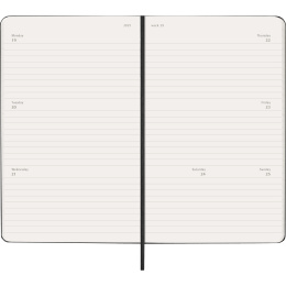 Calendrier 12M Weekly Horizontal 2027 Hardcover Large Black  dans le groupe Papiers & Blocs / Calendriers et agendas / Calendriers 12 mois chez Pen Store (137446)