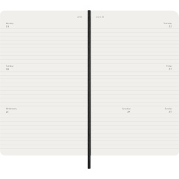 Calendrier 12M Weekly Horizontal 2027 Softcover Large Black dans le groupe Papiers & Blocs / Calendriers et agendas / Calendriers 12 mois chez Pen Store (137447)