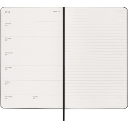Calendrier 12M Weekly Notebook 2027 Hardcover Large Black  dans le groupe Papiers & Blocs / Calendriers et agendas / Calendriers 12 mois chez Pen Store (137450)