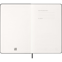 Calendrier 12M Weekly Notebook 2027 Hardcover Large Black  dans le groupe Papiers & Blocs / Calendriers et agendas / Calendriers 12 mois chez Pen Store (137450)