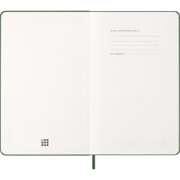 Calendrier 12M Weekly Notebook 2027 Hardcover Large Myrtle Green  dans le groupe Papiers & Blocs / Calendriers et agendas / Calendriers 12 mois chez Pen Store (137452)