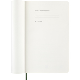 Calendrier 12M Weekly Notebook 2027 Softcover Large Myrtle Green  dans le groupe Papiers & Blocs / Calendriers et agendas / Calendriers 12 mois chez Pen Store (137453)