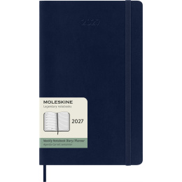 Calendrier 12M Weekly Notebook 2027 Softcover Large Sapphire Blue  dans le groupe Papiers & Blocs / Calendriers et agendas / Calendriers 12 mois chez Pen Store (137454)