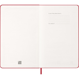 Calendrier 12M Weekly Notebook 2027 Hardcover Large Red  dans le groupe Papiers & Blocs / Calendriers et agendas / Calendriers 12 mois chez Pen Store (137455)