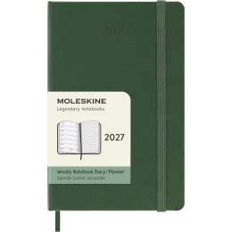 Calendrier 12M Weekly Notebook 2027 Hardcover Pocket Myrtle Green  dans le groupe Papiers & Blocs / Calendriers et agendas / Calendriers 12 mois chez Pen Store (137460)