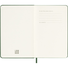 Calendrier 12M Weekly Notebook 2027 Hardcover Pocket Myrtle Green  dans le groupe Papiers & Blocs / Calendriers et agendas / Calendriers 12 mois chez Pen Store (137460)