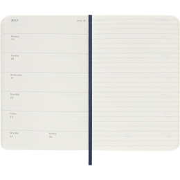 Calendrier 12M Weekly Notebook 2027 Softcover Pocket Sapphire Blue  dans le groupe Papiers & Blocs / Calendriers et agendas / Calendriers 12 mois chez Pen Store (137462)