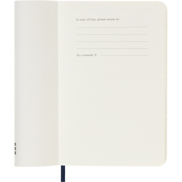 Calendrier 12M Weekly Notebook 2027 Softcover Pocket Sapphire Blue  dans le groupe Papiers & Blocs / Calendriers et agendas / Calendriers 12 mois chez Pen Store (137462)