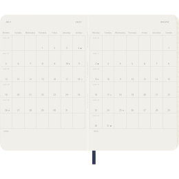 Calendrier 12M Weekly Notebook 2027 Softcover Pocket Sapphire Blue  dans le groupe Papiers & Blocs / Calendriers et agendas / Calendriers 12 mois chez Pen Store (137462)