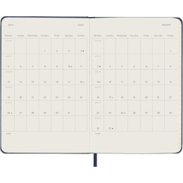 Calendrier 12M Weekly Notebook 2027 Hardcover Pocket Sapphire Blue  dans le groupe Papiers & Blocs / Calendriers et agendas / Calendriers 12 mois chez Pen Store (137465)