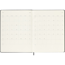 Calendrier 12M Weekly Notebook 2027 Hardcover XL Black  dans le groupe Papiers & Blocs / Calendriers et agendas / Calendriers 12 mois chez Pen Store (137466)