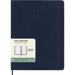 Calendrier 12M Weekly Notebook 2027 Softcover XL Sapphire Blue  dans le groupe Papiers & Blocs / Calendriers et agendas / Calendriers 12 mois chez Pen Store (137469)