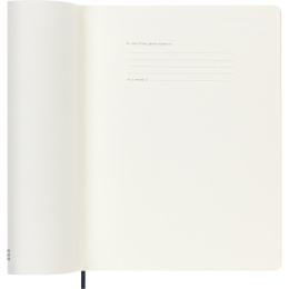 Calendrier 12M Weekly Notebook 2027 Softcover XL Sapphire Blue  dans le groupe Papiers & Blocs / Calendriers et agendas / Calendriers 12 mois chez Pen Store (137469)