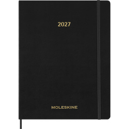 Calendrier 12M Weekly Vertical 2027 Essential Softcover XXL Black dans le groupe Papiers & Blocs / Calendriers et agendas / Calendriers 12 mois chez Pen Store (137472)