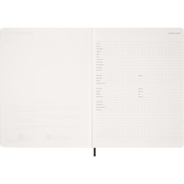 Calendrier 12M Weekly Vertical 2027 Essential Softcover XXL Black dans le groupe Papiers & Blocs / Calendriers et agendas / Calendriers 12 mois chez Pen Store (137472)
