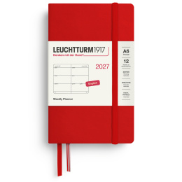 Calendrier Weekly Planner 2027 A6 Cherry dans le groupe Papiers & Blocs / Calendriers et agendas / Calendriers 12 mois chez Pen Store (137481)
