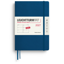 Calendrier Weekly Planner 2027 A5 Indigo dans le groupe Papiers & Blocs / Calendriers et agendas / Calendriers 12 mois chez Pen Store (137492)