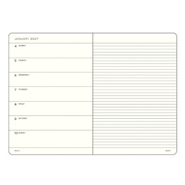 Calendrier Weekly Planner & Notebook 2026 A5 Dusty Rose dans le groupe Papiers & Blocs / Calendriers et agendas / Calendriers 12 mois chez Pen Store (137514)