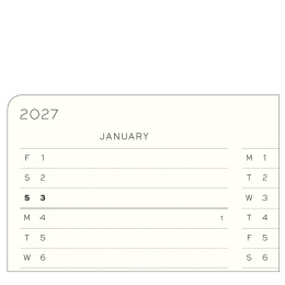 Calendrier Weekly Planner & Notebook 2026 A5 Sage dans le groupe Papiers & Blocs / Calendriers et agendas / Calendriers 12 mois chez Pen Store (137519)