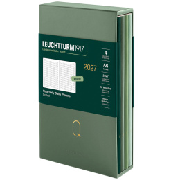 Calendrier Quarterly Planner 2027 Shades of Green dans le groupe Papiers & Blocs / Calendriers et agendas / Calendriers 12 mois chez Pen Store (137525)