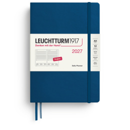 Calendrier Daily Planner 2027 A5 Indigo dans le groupe Papiers & Blocs / Calendriers et agendas / Calendriers 12 mois chez Pen Store (137532)