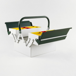 Toolbox Atena Grey/Green dans le groupe Loisirs créatifs / Organiser / Boîte chez Pen Store (137546)